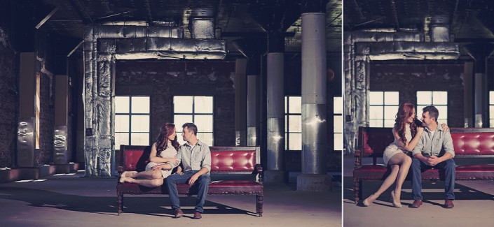 engagement session mellwood arts center photographer urban casual factory
