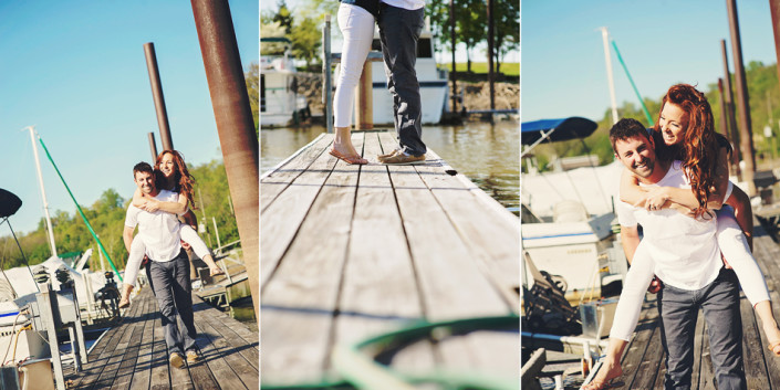 engagment boat dock louisville boat club fun casual